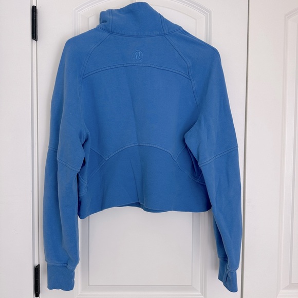 Lululemon women’s scuba oversized funnel neck half-zip, blue nile - size XS/S - Picture 4 of 4